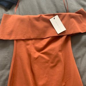 New with tags never worn burnt orange dress